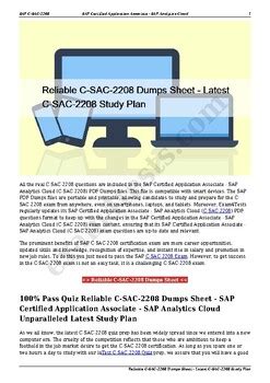 C-SAC-2208 PDF Testsoftware