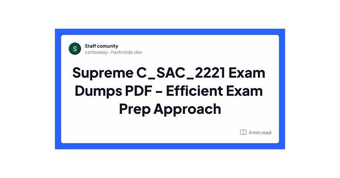 Latest C-SAC-2221 Test Cram