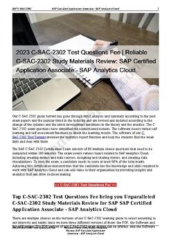 C-SAC-2302 Online Tests