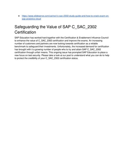 C-SAC-2302 Zertifizierungsfragen