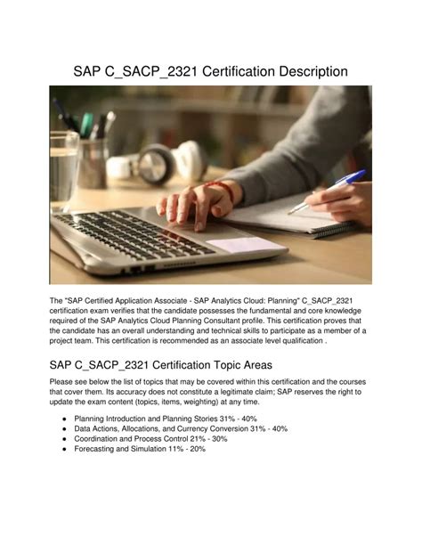 C-SACP-2321 Ausbildungsressourcen