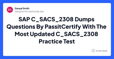C-SACS-2308 Testking