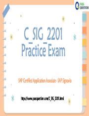 C-SIG-2201 Online Test