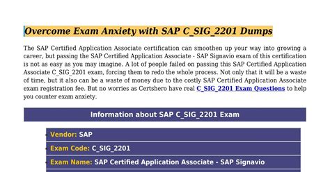 C-SIG-2201 PDF Demo