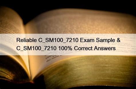 C-SM100-7210 Exam Flashcards