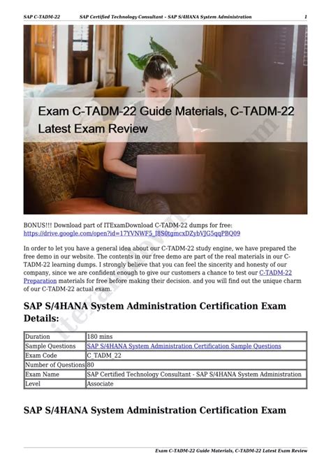 C-TADM-22 Prüfungs Guide