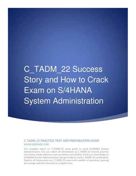 C-TADM-22 Prüfungsaufgaben