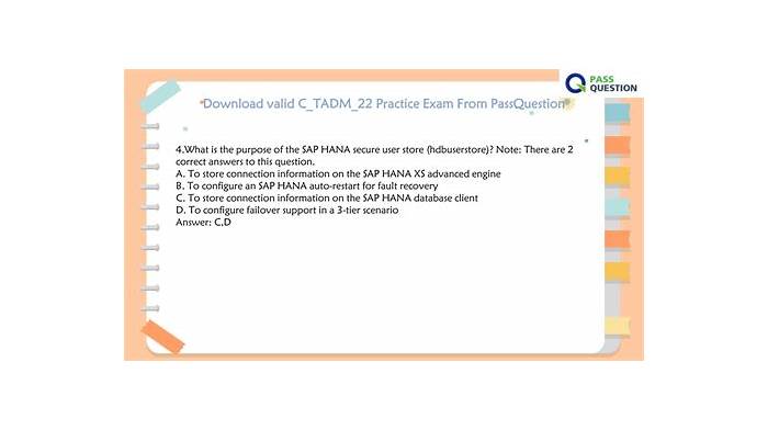 C-TADM-22 Reliable Test Blueprint