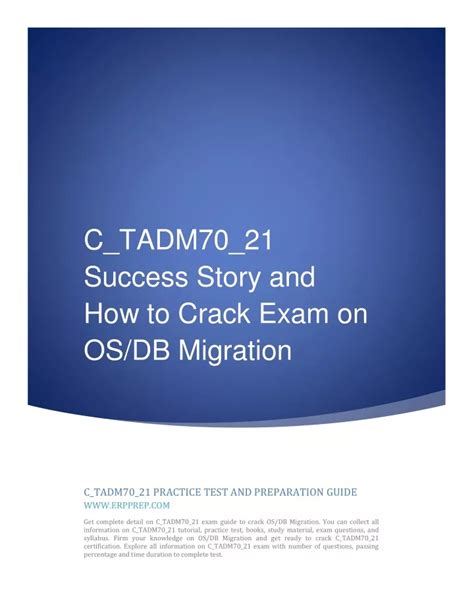 C-TADM70-21 Prüfungsinformationen
