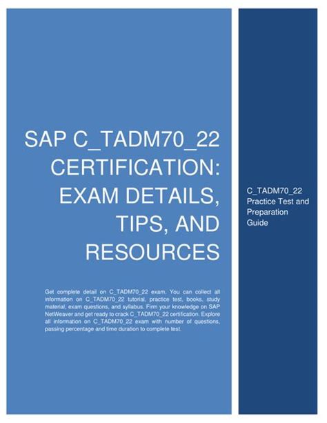 C-TADM70-22 Prüfungsaufgaben