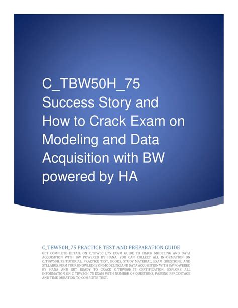 C-TBW50H-75 Praxisprüfung