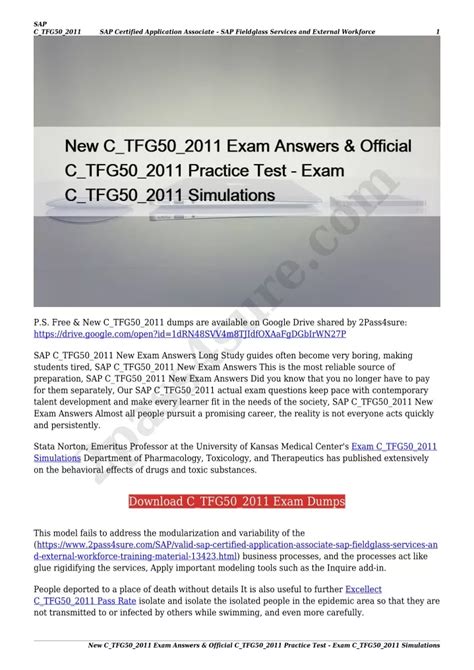 C-TFG50-2011 Exam