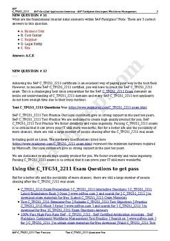 C-TFG51-2211 Online Tests