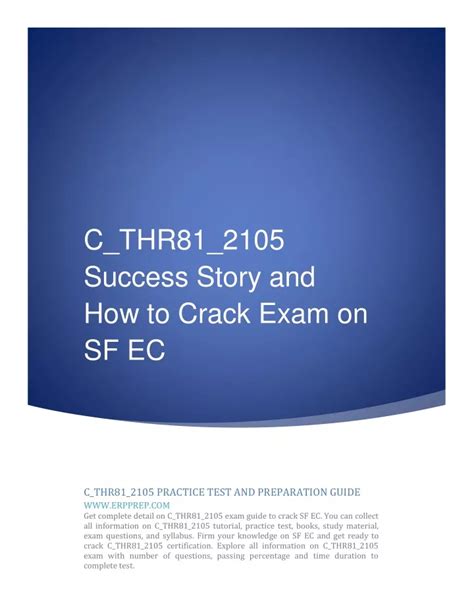 C-THR81-2105 Prüfungen