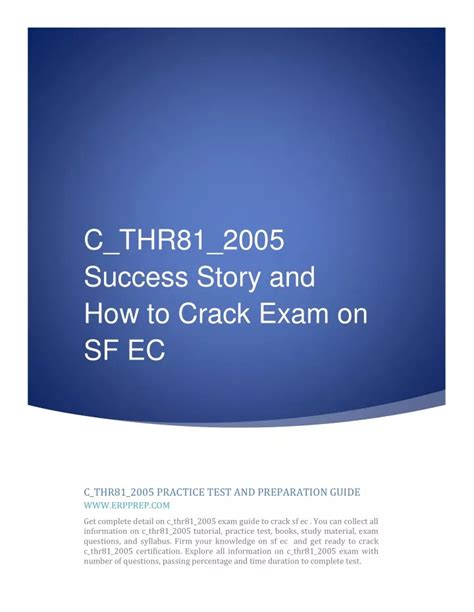 C-THR81-2305 Exam