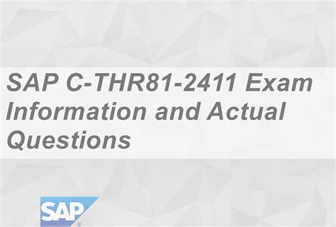 C-THR81-2411 Zertifikatsfragen