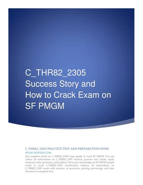 C-THR82-2305 Detailed Answers