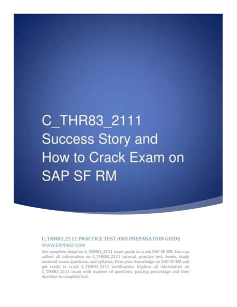 C-THR83-2111 Prüfungsaufgaben