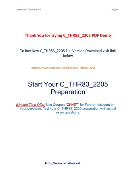 C-THR83-2205 PDF Demo