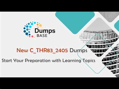 C-THR83-2405 Dumps