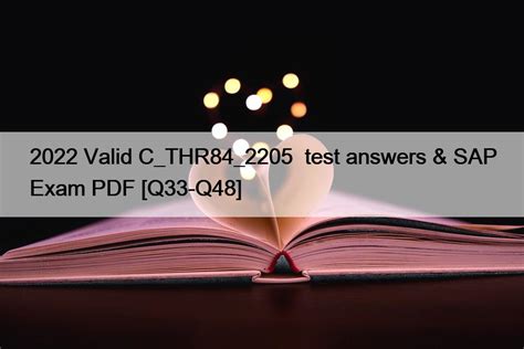 C-THR84-2205 Exam