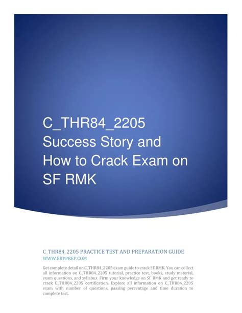 C-THR84-2205 PDF Demo
