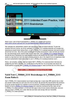 C-THR84-2211 Online Test
