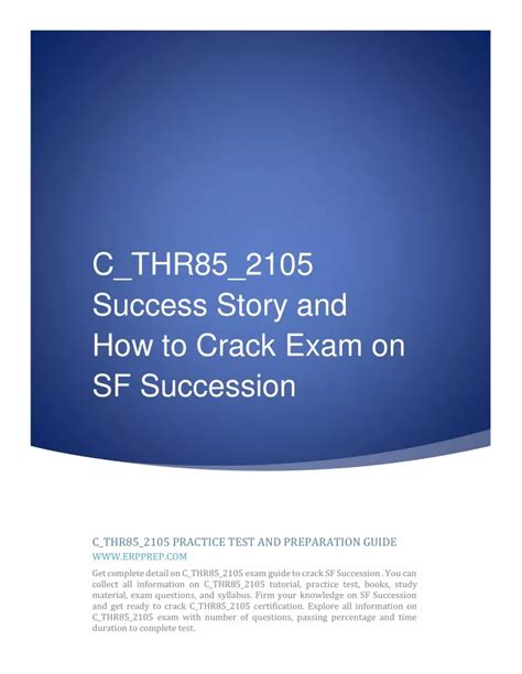 C-THR85-2105 Übungsmaterialien