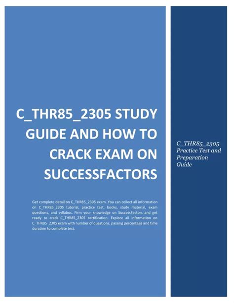 C-THR85-2305 Testing Engine