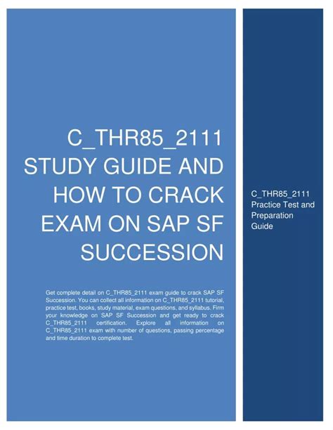 C-THR85-2411 New Study Materials