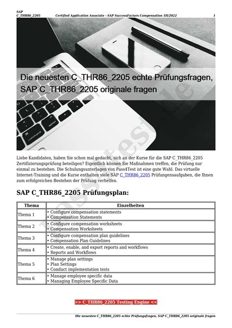 C-THR86-2105 Deutsch Prüfung