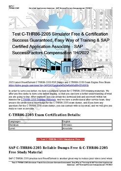 C-THR86-2205 Examengine