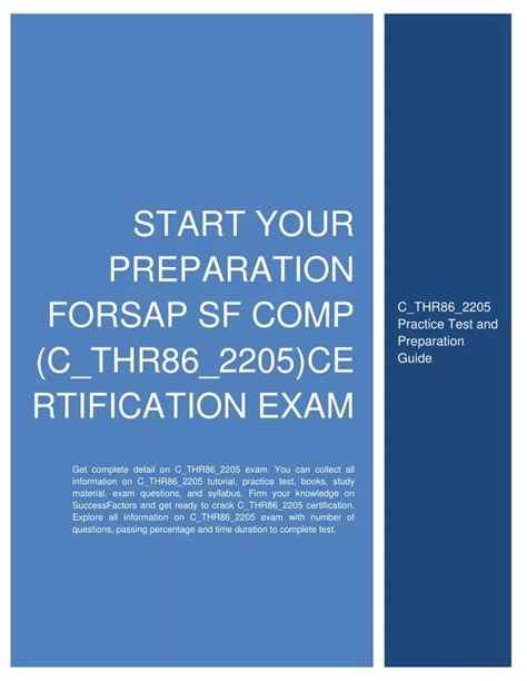 C-THR86-2205 Prüfungs Guide