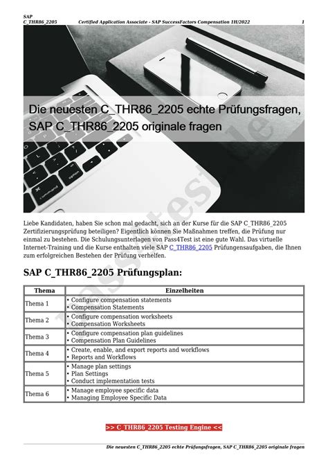 C-THR86-2205 Pruefungssimulationen