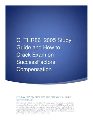 C-THR86-2305 Prüfungs Guide