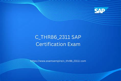 C-THR86-2311 Zertifikatsdemo