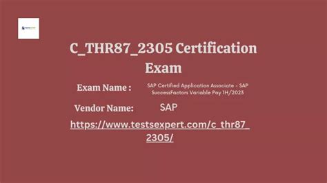 C-THR87-2105 Exam