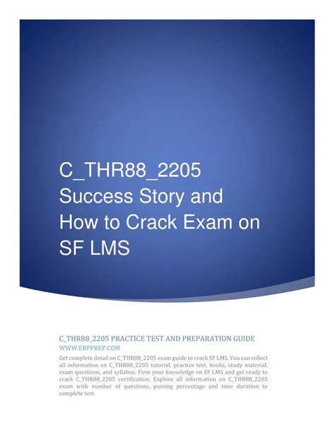 C-THR88-2205 Exam
