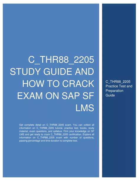 C-THR88-2205 Prüfungs Guide