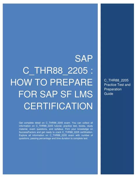 C-THR88-2205 Prüfungsinformationen