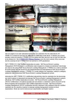 C-THR88-2211 PDF Testsoftware