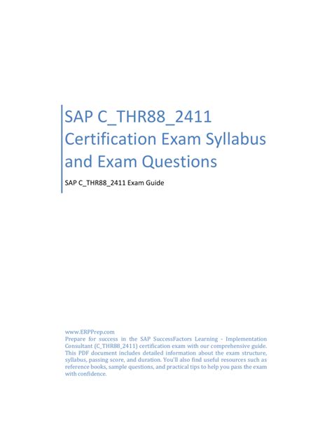 C-THR88-2411 Deutsch Prüfungsfragen