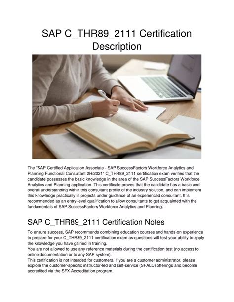 C-THR89-2111 Zertifizierungsantworten