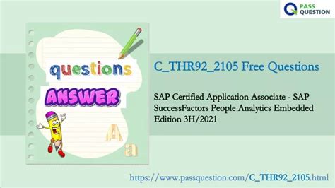 C-THR92-2105 Pass Exam