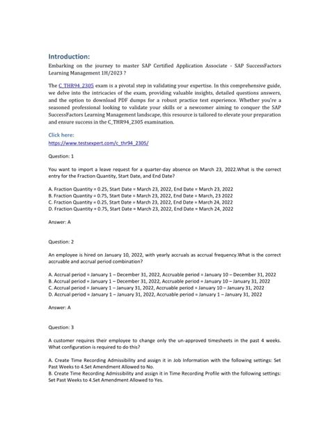 C-THR94-2305 Deutsch Prüfungsfragen