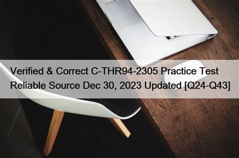 C-THR94-2305 Testantworten
