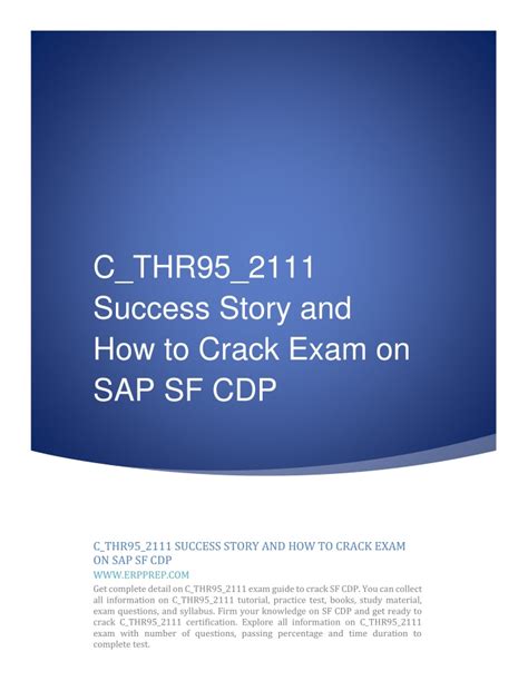 C-THR95-2111 Prüfungsinformationen