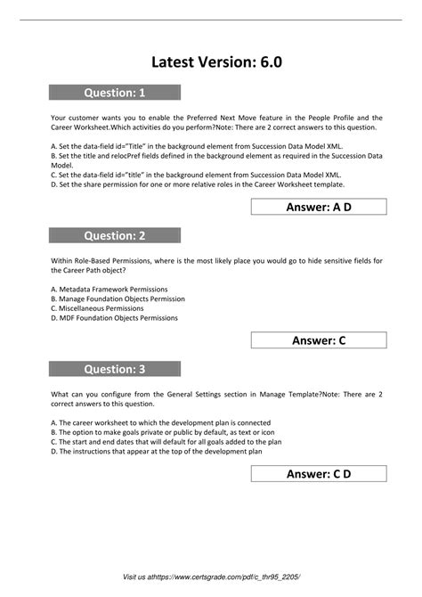 C-THR95-2205 Exam Fragen