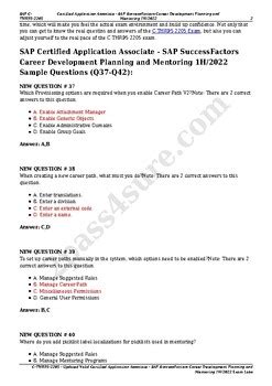 C-THR95-2205 Exam
