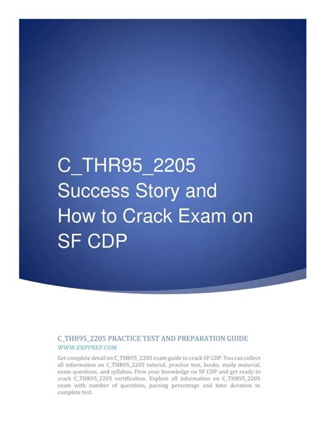 C-THR95-2205 Online Tests